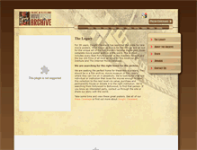 Tablet Screenshot of dwightclevelandposterarchive.com